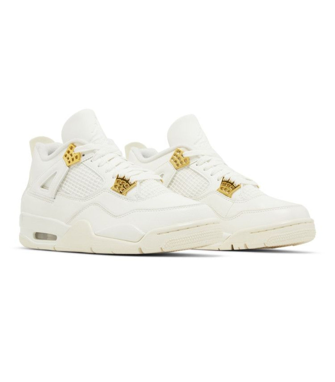 Women's Air Jordan 4 Retro "Metallic Gold"