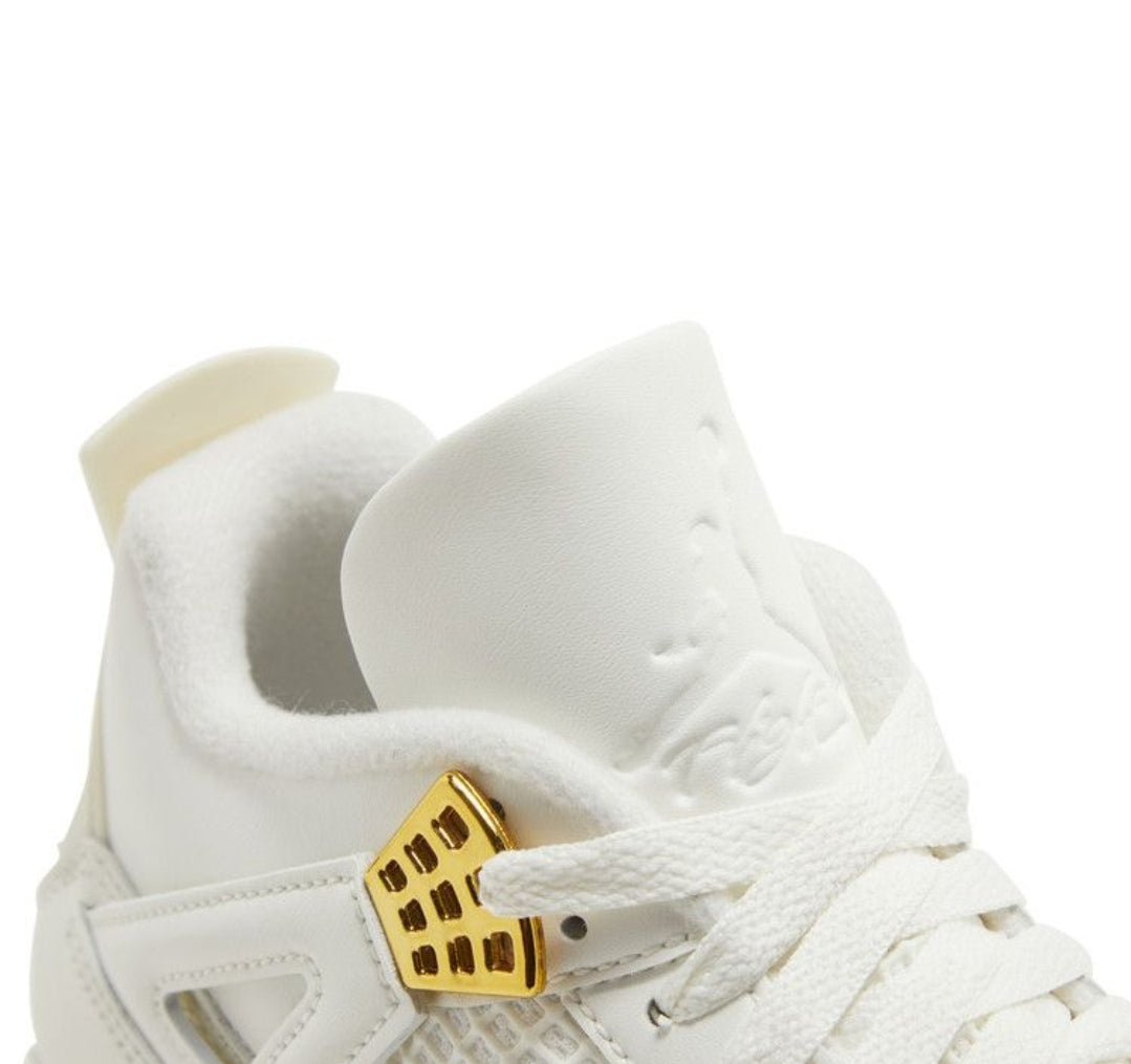 Women's Air Jordan 4 Retro "Metallic Gold"