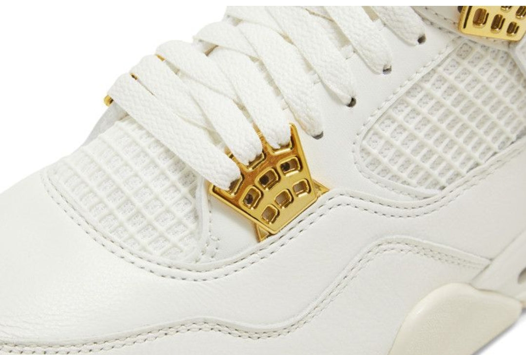 Women's Air Jordan 4 Retro "Metallic Gold"
